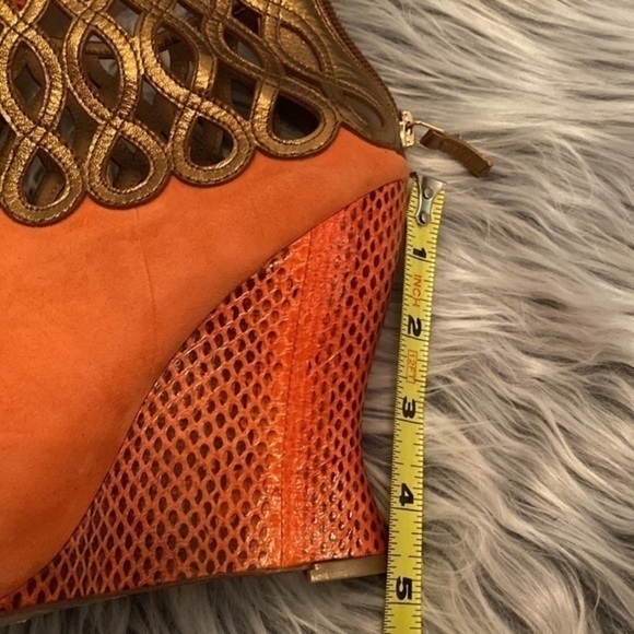 Elie Tahari US-9 open toe ankle boots fashion vibes (no box) New - Picture 10 of 11